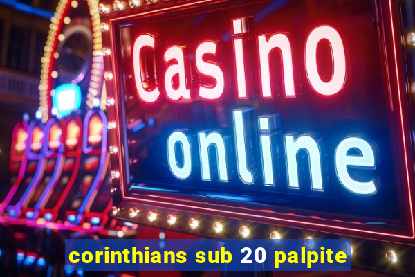 corinthians sub 20 palpite